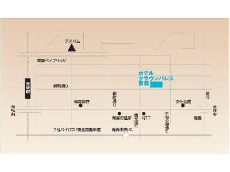 Hotel Crown Palais Aomori Exterior photo